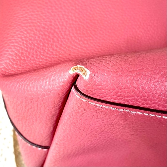 SOLD Coach Town Tote Pink Rose & Beige Signature Bag Purse F76637 - Picture 4 of 16